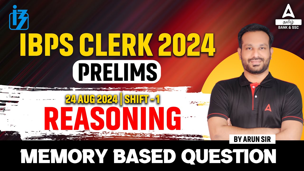 IBPS CLERK 2024 | 24 Aug 2024 Memory Based Question Paper | Adda247 ...
