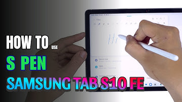 How to use the S Pen on Samsung Galaxy Tab S10 FE