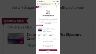 Samsung Visa Signature Axis Bank Credit Card #samsungaxisbank #visasignature #axis bank credit card