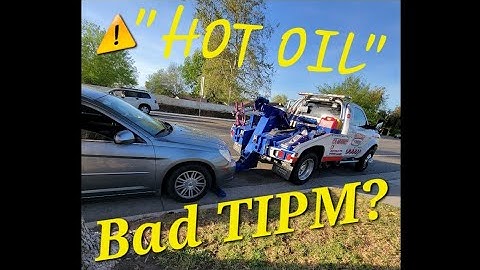 2008 Chrysler Sebring "Hotoil Light" Bad TIPM p1607