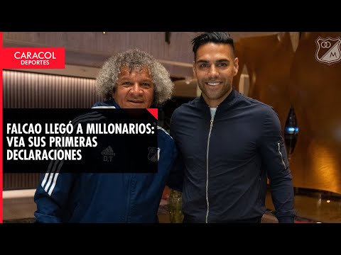 Falcao ya está en Bogotá “Llegar a Millonarios es cumplir el sueño que tenía de niño”