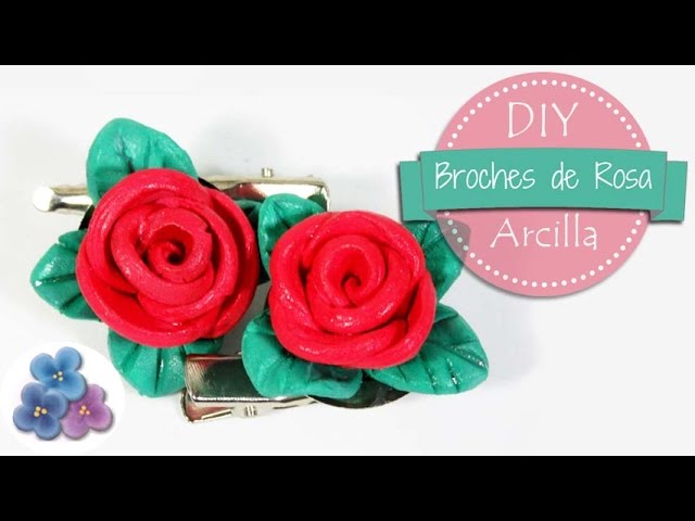 Broche a presión - Rosas Crafts