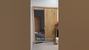 Mẫu cửa lùa nhựa composite cho không gian nhỏ #cuanhuacomposite  #xuhuong #xaydung