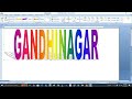 State and Capital Example in MSWord