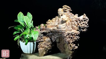 THẦN TRÀ LỤC VŨ | ĐỤC BỨC THẦN TRÀ TRÊN GỖ