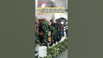 Keseruan Pasangan Pengantin TNI Bikin Ketawa Saat Temannya Datang‼️#lucu #pengantin #tni #tniad