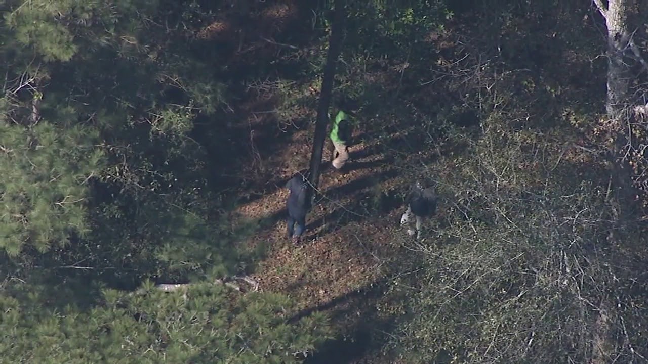 Raw footage of the scene were a body was found Robeson County while ...