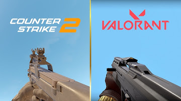Counter Strike 2 (CS2) vs Valorant - Mechanics and Details Comparison