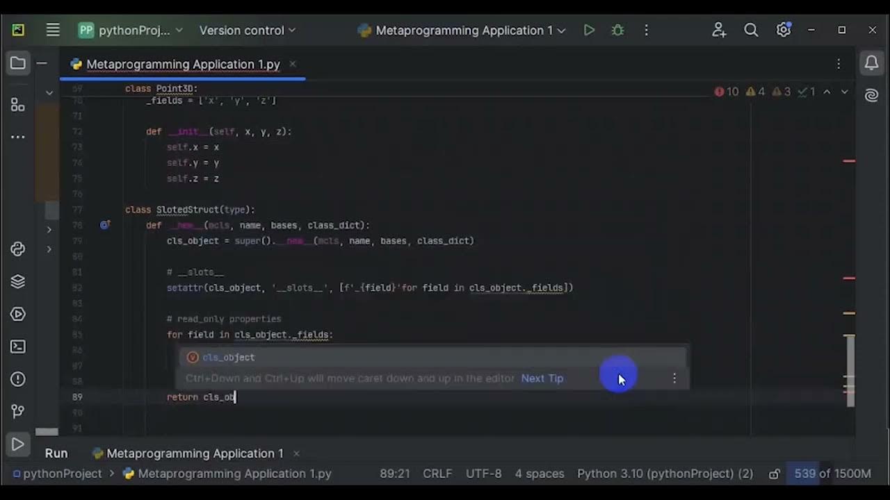 P4EP149 Metaprogramming Application 1 in Python Object Oriented ...