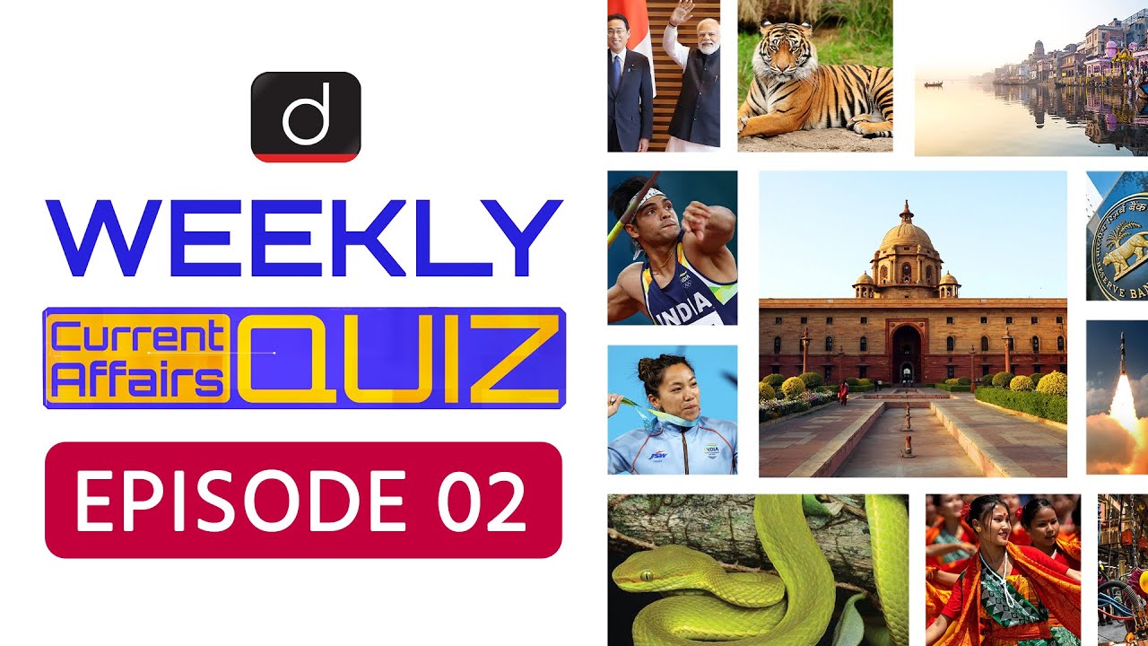 Weekly Current Affairs Quiz | Episode 02 | Drishti IAS English