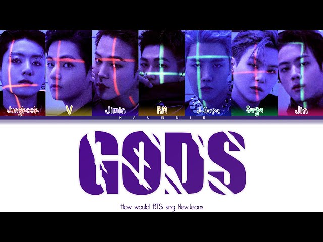 HOW WOULD BTS (방탄소년단) sing 'GODS' NewJeans (뉴진스) Color Coded Han|Eng|PT-BR class=