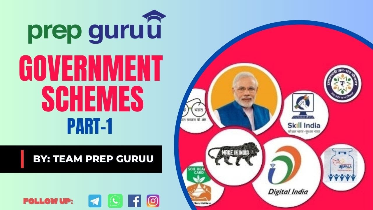 Mastering Government Schemes: Unmissable Static GK Topics | By: Team Prep Guruu