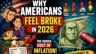Why Americans Feel Broke in 2026  The Hidden Cost of Inflation Explained  #finance #stockmarket #usa
