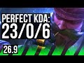 GRAVES vs BRIAR (JGL) | Perfect KDA: 23/0/6 | EUW Master | 26.9