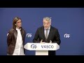 De Andrés acusa al PNV de formar parte del bloque de Sánchez y ser "su socio más leal"