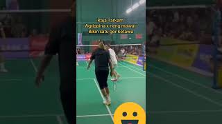 Bikin Ketawa satu gor Raja Tarkam Agrippina/NENG MAWAR #badminton #bulutangkis #nengmawar #bwf