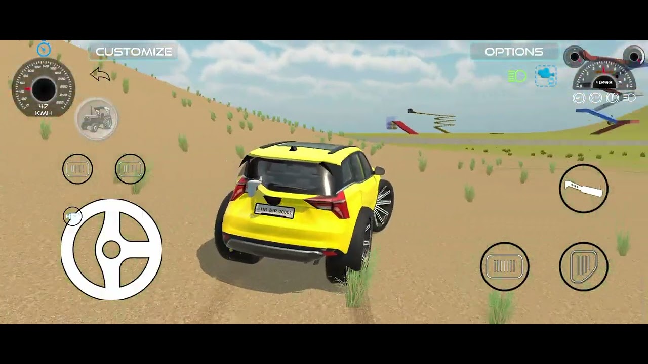 Yellow 🟡 Suv car 🚗