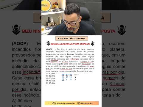 Regra de Três Composta  #mathematics #enem #math #maths #education