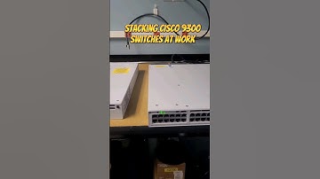 stacking switches at work. full video on the channel #cisconetworking #ciscoswitch #cisco