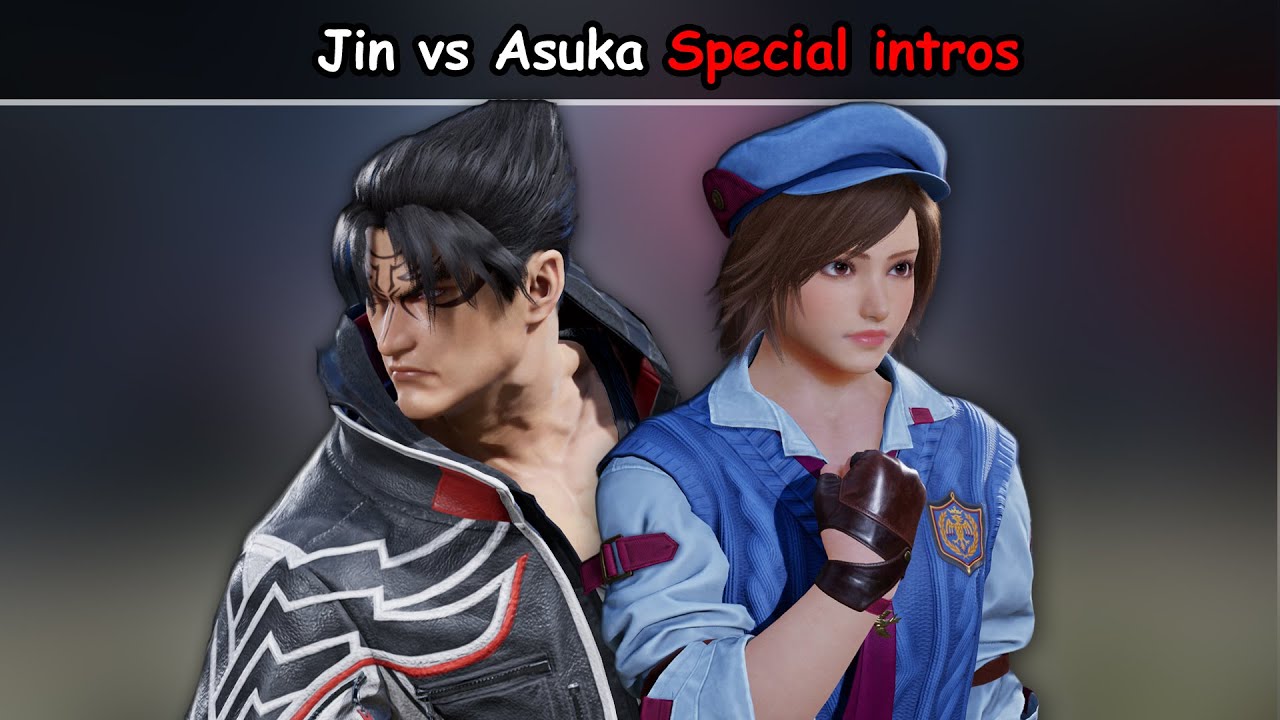 Tekken 8 – Asuka Vs Jin Kazama (Special Intros) | Body Swap