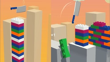 Slice it all! Very Satisfying and Relaxing ASMR Slicing Game #Shorts