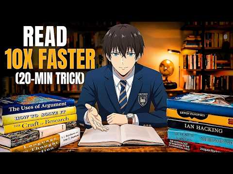 How to Read 10x FASTER Like a Harvard Student (The 20-Min Trick)