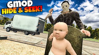 Hide and Seek With Garry's Mod Murderer's?! (Full Movie)