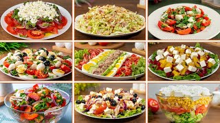 5 quick SALADS WITHOUT MAYONNAISE for the Easter table.  Delicious salads