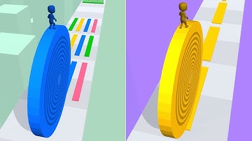 Layers Roll 🟡🟢🔴 All Levels Gameplay Walkthrough Android, iOS NEW UPDATE!!!