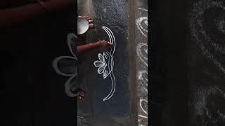 Beautiful Side Border Design For Muggulu