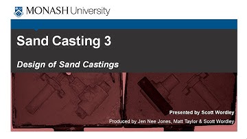 Sand Casting 3: Design of Sand Castings