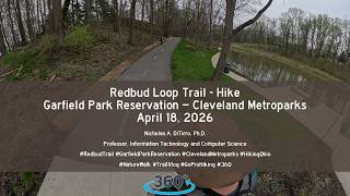 360° Hike the Redbud Loop Trail 🌿 | Garfield Park Reservation | GoPro Max 2 Experience - 041826A