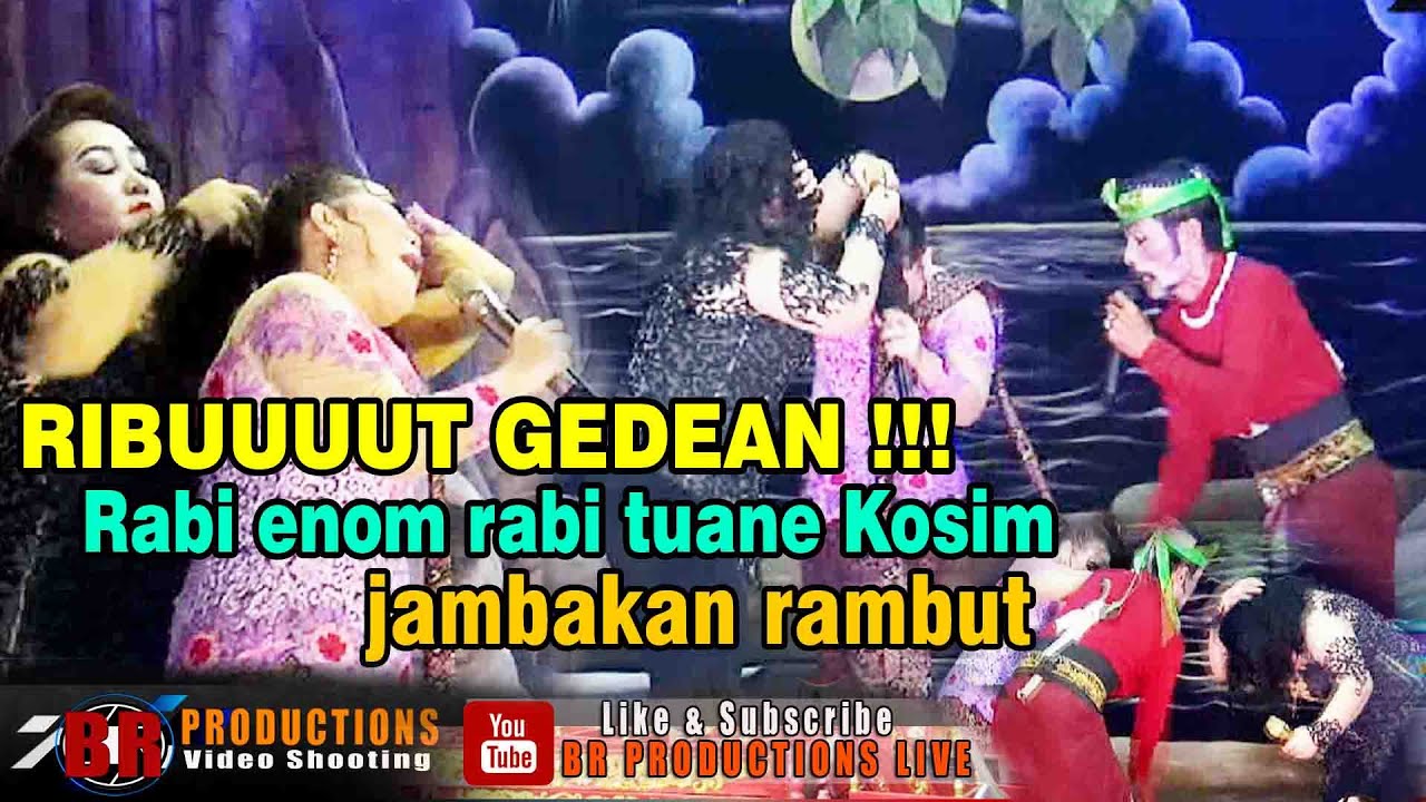 RIBUUT WA KOSIM RABI ENOM RABI TUA JAMBAKAN RAMBUT (DWI WARNA)