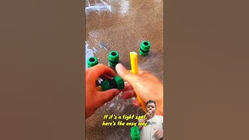 Easy way to repair pipes #easywork #lifehacks #worksmart #shorts