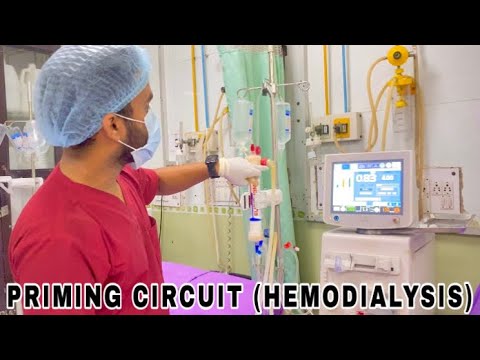 PRIMING OF HEMODIALYSIS