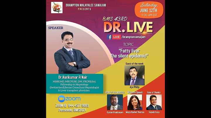 BMS Dr Live with Dr  HariKumar R Nair  on 12 June ...
