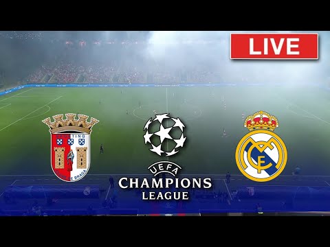 Real Madrid x Braga ao vivo pela Champions League 2023 - CenárioMT