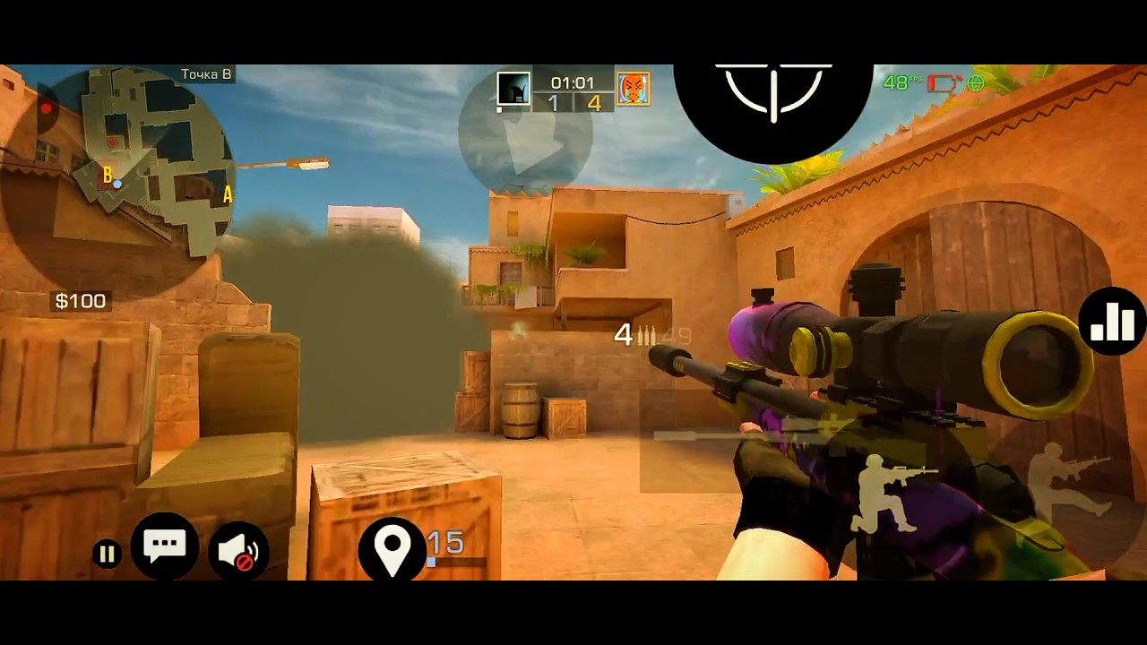 Вышел 1 на 1 со своим тимейтом!