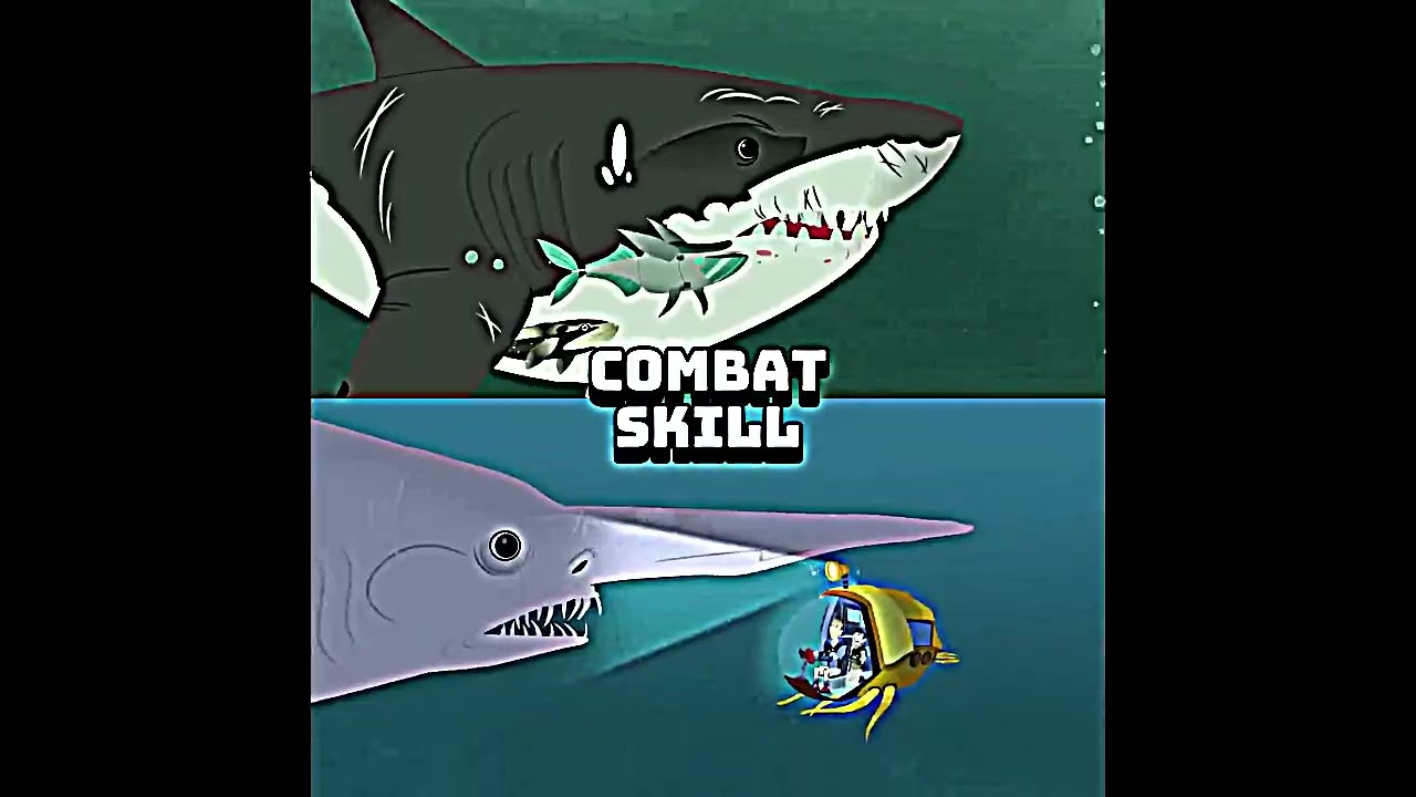 Great White Shark vs Goblin Shark