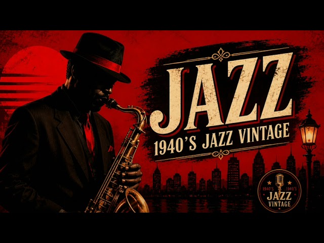 【中古】 British Traditional Jazz 🎷 1940's Jazz Noir Vintage | Relaxing Vintage Jazz for a Cozy