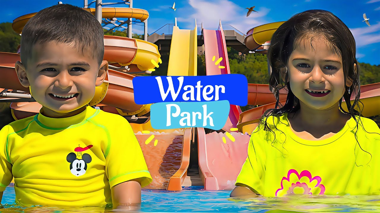 Neva and Nali's Splashy Fun at the Waterpark! ☀️💦