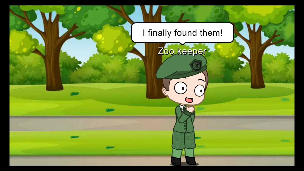 Galaxy and crew escapes in a stereotype zoo 