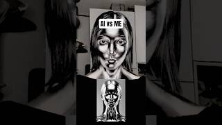 🦾AI vs ME (깜놀주의)#메이크업 #makeup #aivshuman #aimakeup #robot #ai #artmakeup