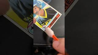Ozzie Smith Rookie Baseball Card Cleaning: Removing stains from a vintage sports card