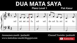 not balok dua mata saya - tutorial piano grade 1 - notasi lagu anak - doremi solmisasi  - Durasi: 1:11. 