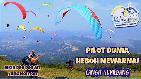 Heboh Pilot Dunia Mewarnai Langit Sumedang Bikin Deg Deg An Saat Take Off Di Surganya Paralayang