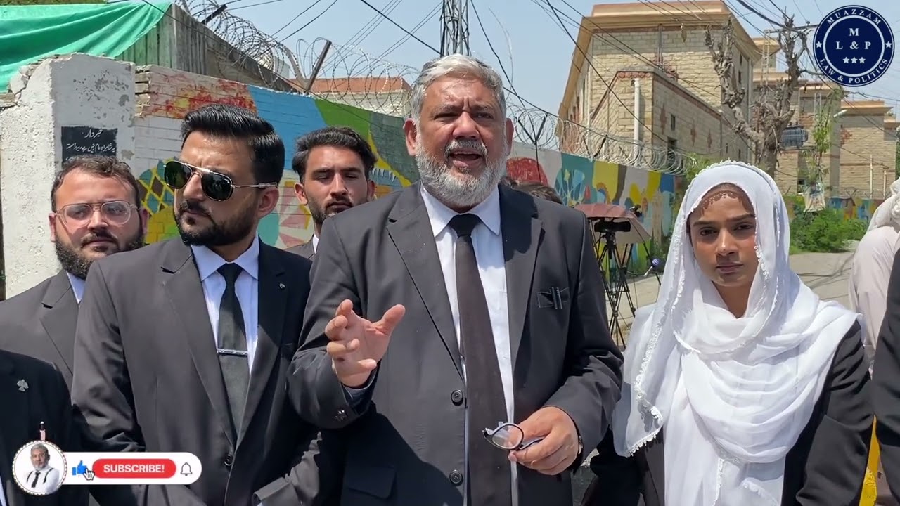 MuazzamButt Asc, media talk About court proceeding regarding anti terrorism court ptri workers trial