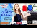 Favorite HIGH QUALITY Luggage Items On Amazon  |  Our List Of Nice Carry Ons, Backpacks, & Suitcases