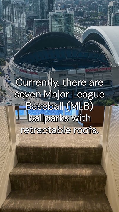 image of Roof opening 😱 #baseball #stadium #sports #mlb - YouTube