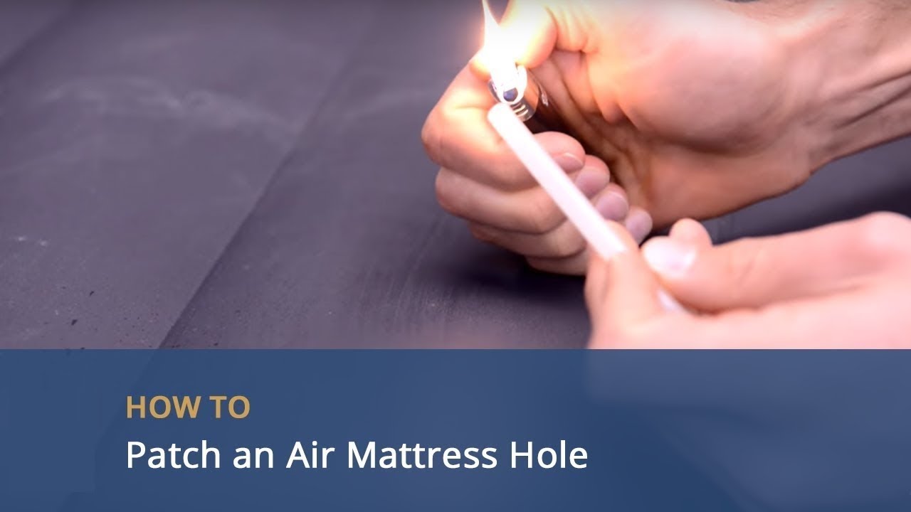 How To Patch A Hole In An Air Mattress YouTube